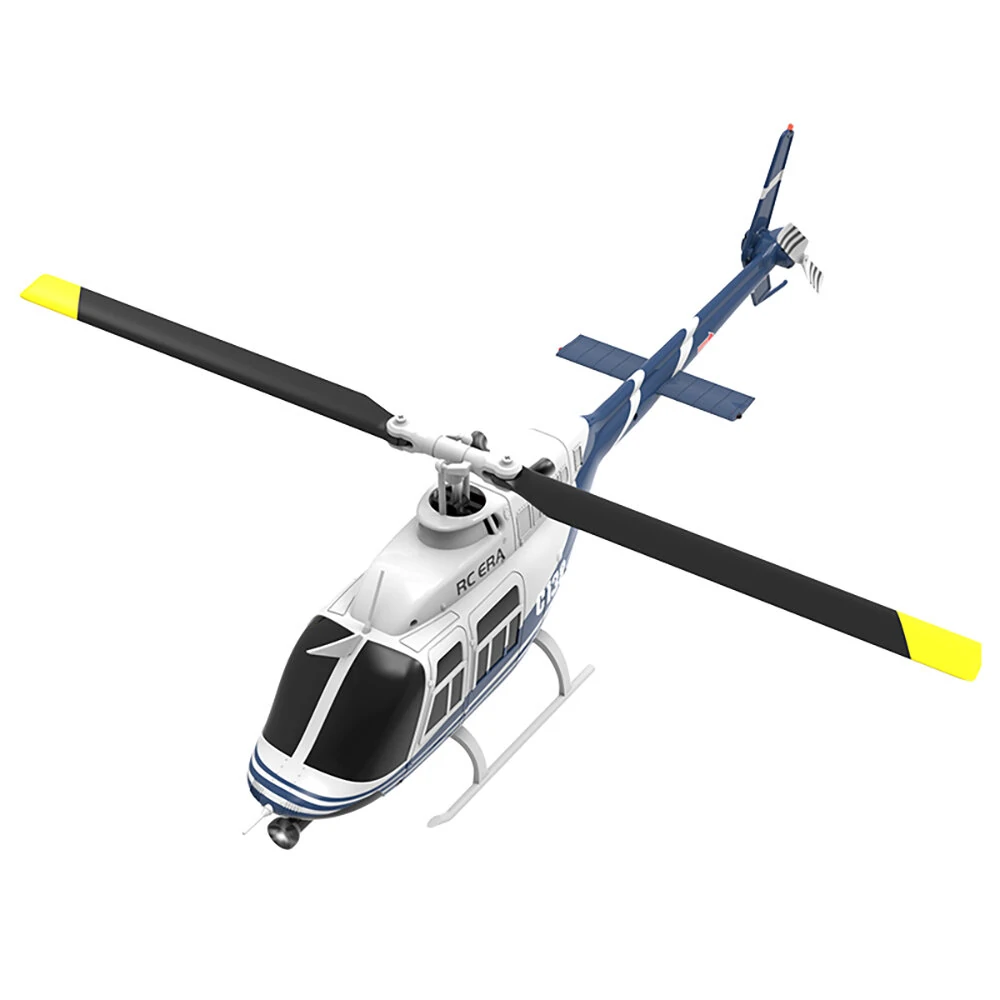 RC ERA C138 Bell 206 2.4G 6CH 6-Axis Gyro 1:33 Scale Altitude Hold Flybarless RC Helicopter RTF