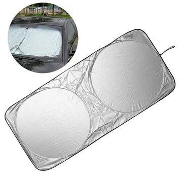 Sunshade 160x86cm Windshield Sun Shade for UV and Sun Protection Foldable Sunshade for Car Windshield