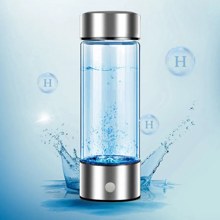 420ML Portable Electrolytic Hydrogen-rich Water Cup Hydrogen Rich Water Cup Electric Hydrogen Rich Water Generator Bottle Quality Filter Titanium Portable Antioxidant Lonizer