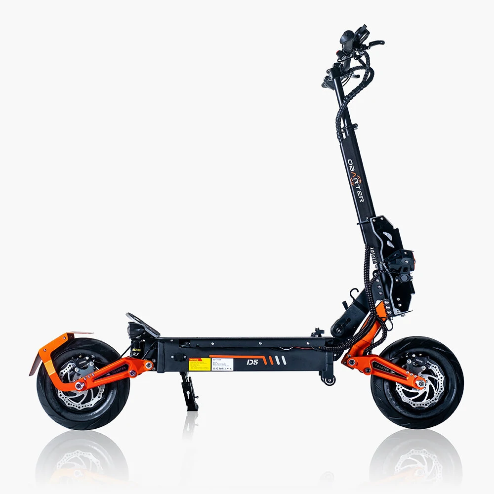 [EU Direct] OBARTER D5 Electric Scooter 48V 35AH Battery 2500W*2 Dual Motors 12inch Tires 60-120KM Max Mileage 150KG Max Load Folding E-Scooter