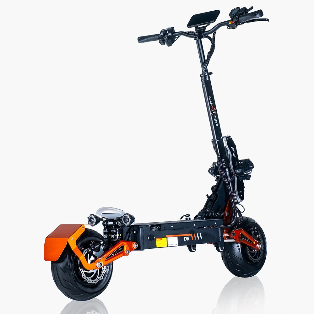 [EU Direct] OBARTER D5 Electric Scooter 48V 35AH Battery 2500W*2 Dual Motors 12inch Tires 60-120KM Max Mileage 150KG Max Load Folding E-Scooter