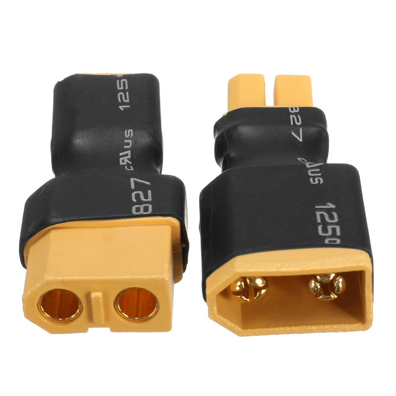  1Pair XT60 Female Male Plug To XT30 Female Male Plug Connector