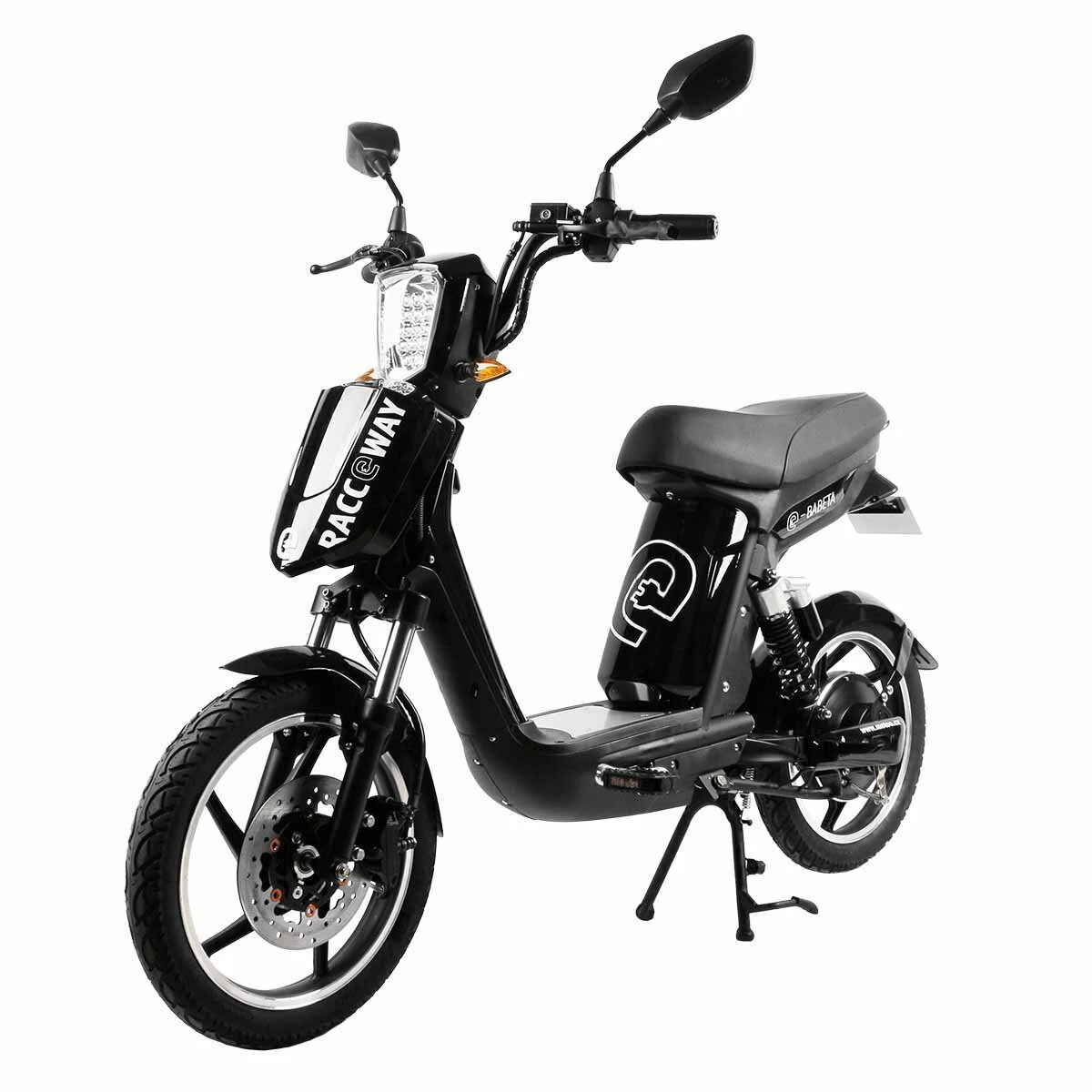 [EU Direct]  RACCEWAY® E-BABETA® MOTOE-1B Electric Scooter 48V 12AH 250W 18inch Tires 45KM Mileage 120KG Payload Electric Motorcycle EEC COC