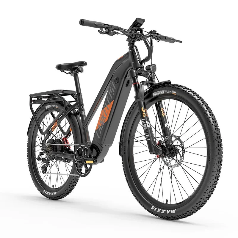 [EU DIRECT] LANKELEISI MX600PRO Electric Bike 48V 20AH 500W 27.5inch 60-150KM Max Mileage 150KG Max Load Electric Bicycle