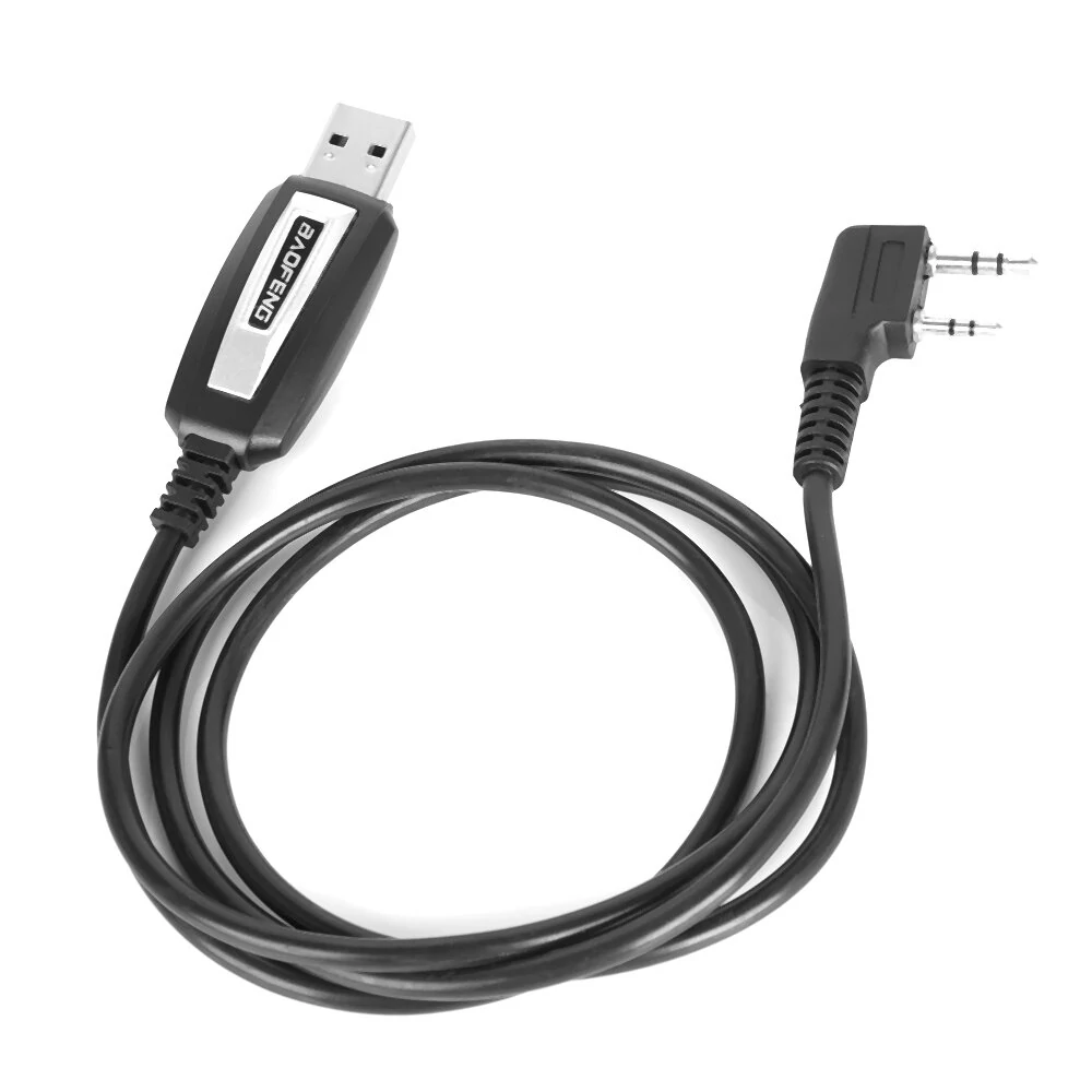 BAOFENG 2 Pins Plug USB Programming Cable for Walkie Talkie for UV-5R serise BF-888S Walkie Talkie Accessories