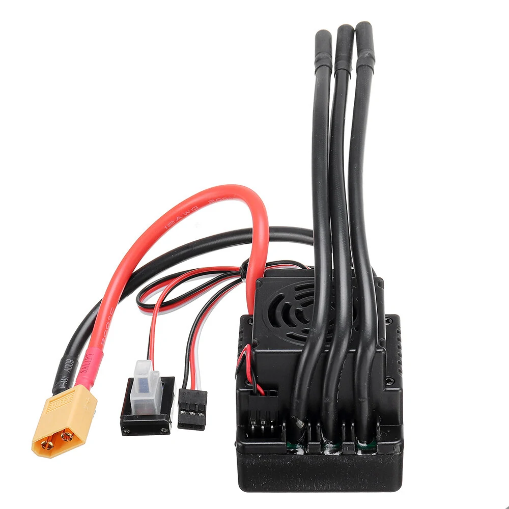 120A Brushless ESC T/XT60 Plug with 5.8V/3A SBEC 2-4S for 1/8 RC Car Parts