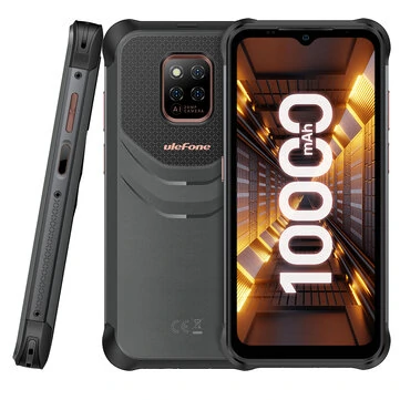 Ulefone Power Armor 14 Pro Global Version Helio G85 6GB RAM 128GB ROM 6.52 inch 60Hz 10000mAh IP68 IP69K Android 12.0 Rugged 4G Phone