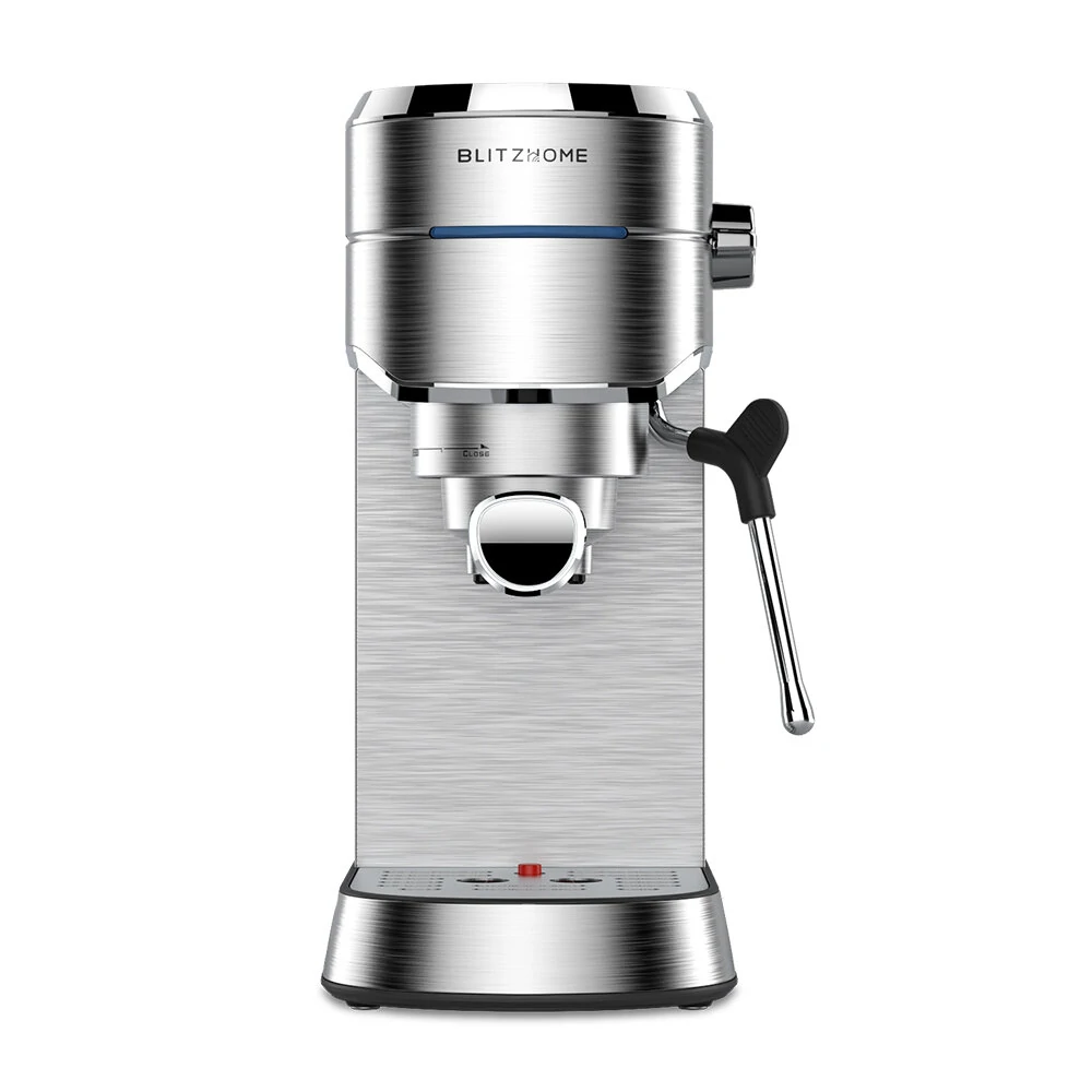 BLITZHOME® BH-CM1503 Espresso Machine 15 Bar 1250~1450W NTC Precise Temperature Control Safe Protection All-metal Fuselage