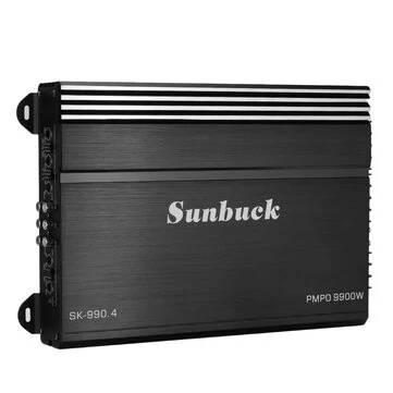 Sunbuck 9900W 4CH 12V Car Amplifier Amp Powerful Stereo Audio Bass Subwoofer