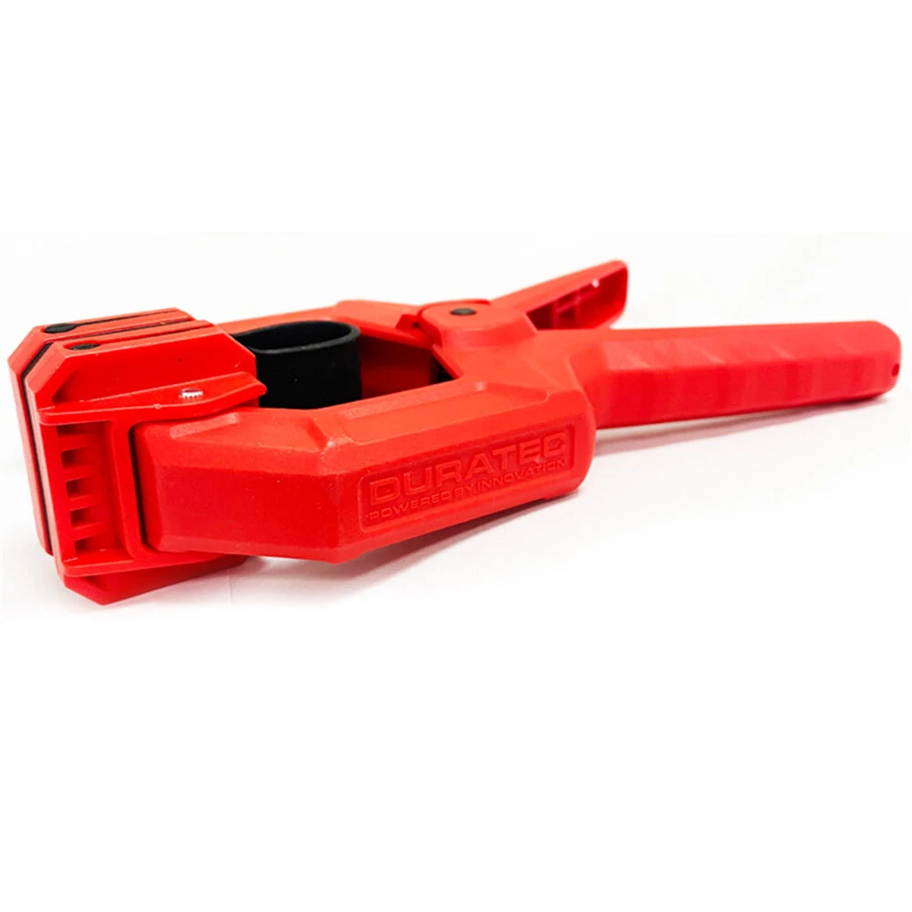 Single Hand F Clamp High Hardness Engineering Plastic G Style Design 50mm Maximum Opening Ideal for Woodworking and Model Aviation