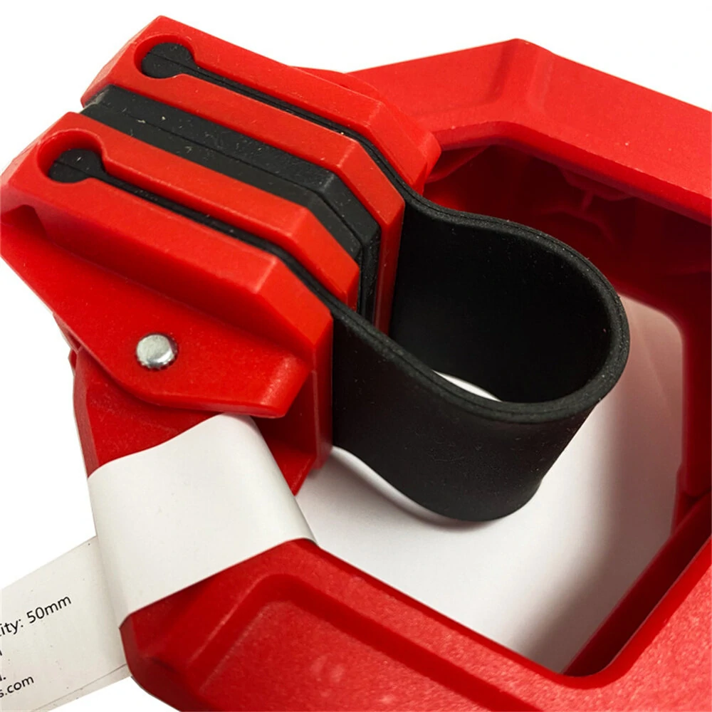 Single Hand F Clamp High Hardness Engineering Plastic G Style Design 50mm Maximum Opening Ideal for Woodworking and Model Aviation