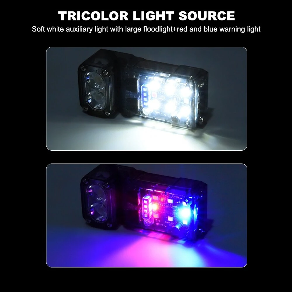 1200Mah Headlamp Sensor Capable 180° Rotatable LED Type-C USB Rechargeable Head Torch 57g Super Light EDC Keychain Flashlight 4-Mode Super Bright Headlight for Outdoor Cycling Adventure Fishing