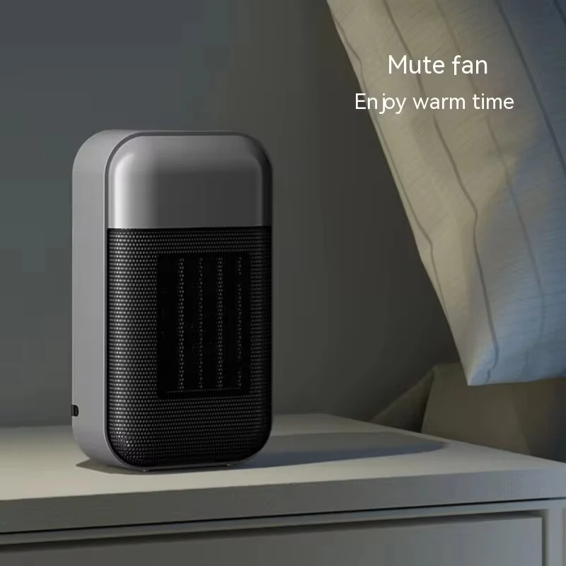 Portable Heater 500W PTC Heating Technology Intelligent Switch Compact Size Desktop Heater for Home Office Bedroom Energy Efficient