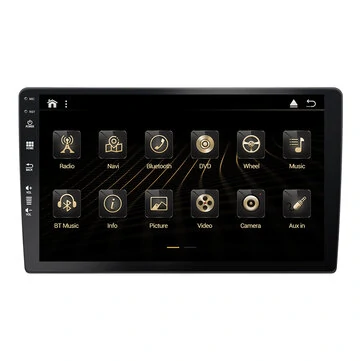 YUEHOO 9 Inch Car Central Control MP5 Player Touch Screen Panel Android 13 Operating System FM Stereo YH-D04