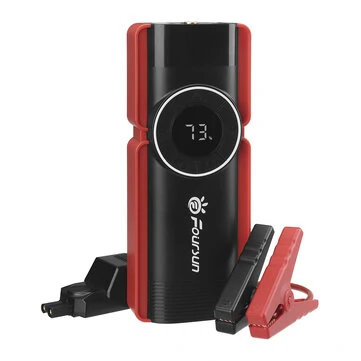 Foursun JA02 20000mah 2500A Portable 12V Car Jump Starter 150PSI Air Compressor All-In-One with LED Emergency Light USB Port