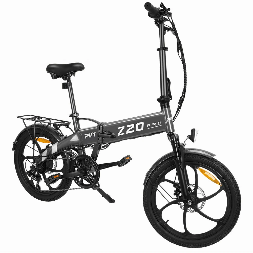 [EU DIRECT] PVY Z20 PRO Electric Bike 36V 10.4Ah Battery 500W Motor 20inch Tires 80KM Max Mileage 150KG Max Load Folding Electric Bicycle