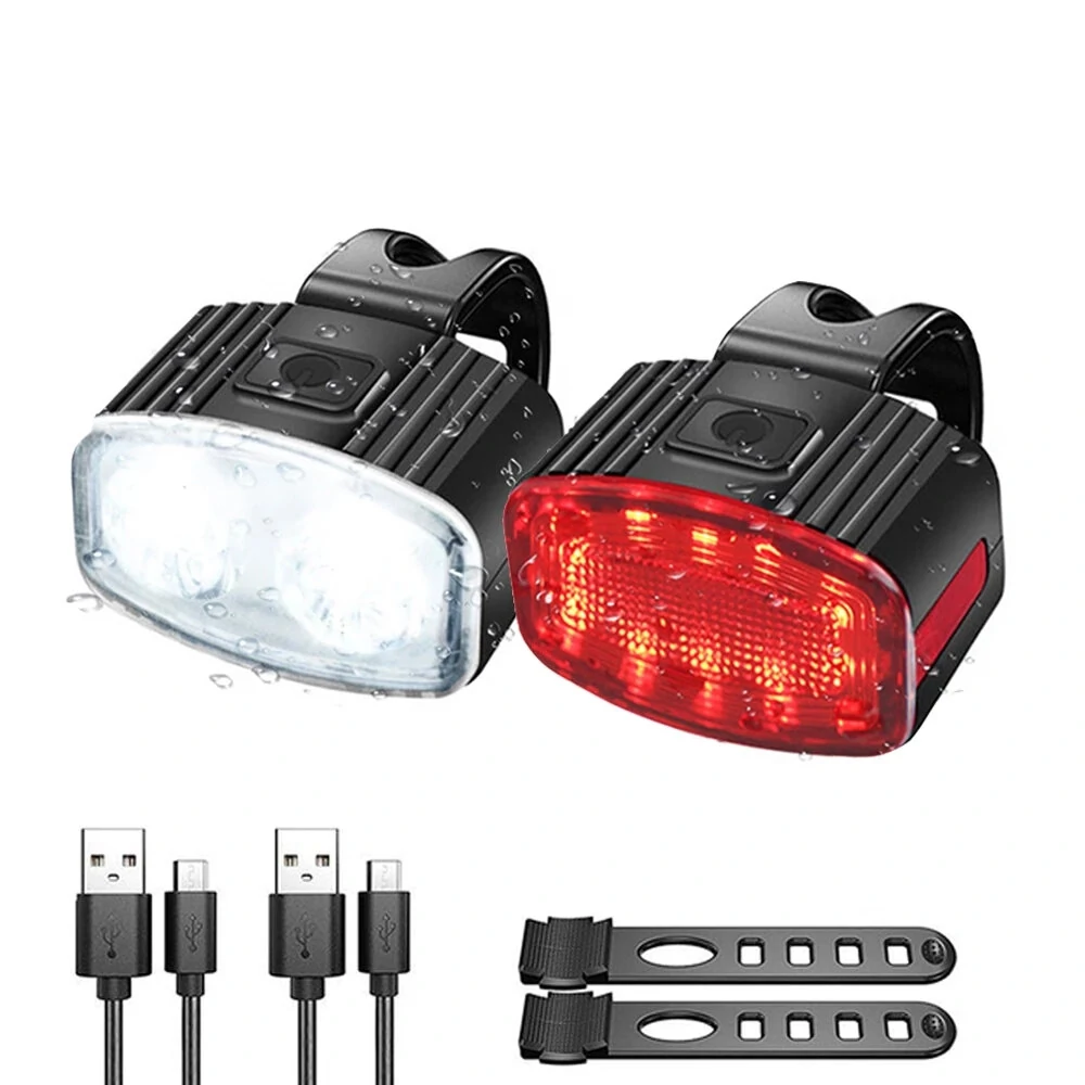 Bike USB Rechargeable Rear Light Front Light Set, Bicycle Rear Light Led Tail Light For Bicycle Front And Rear Bicycle Lights Bicycle Accessories