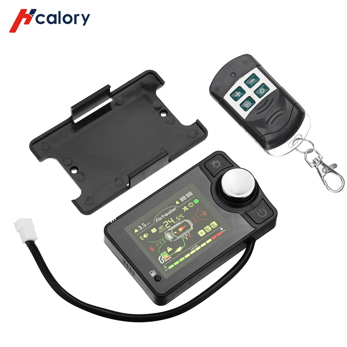 Hcalory bluetooth LCD Switch & Remote Control Parking Heater Accessories for 12V 24V Universal Voltage Models