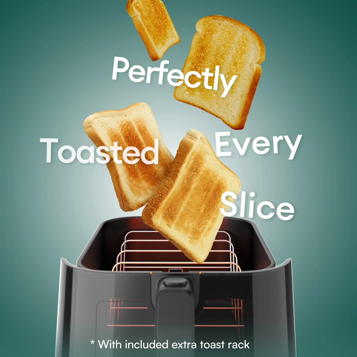 [EU Direct] Chefree AFW01 Air Fryer with ViewCook Window 5L/5.3QT Energy Efficient 6 Preset Cooking Menu Black