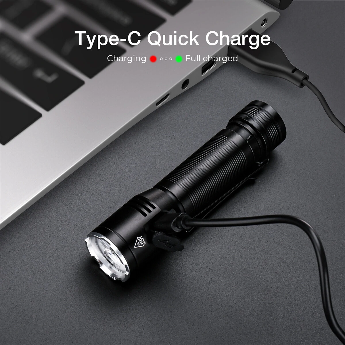 Astrolux® EP03 2050LM LH351B LED Super Bright Flashlight 8H Runtime Type-C Rechargeable with 18650 Battery IP67 Waterproof Torch Emergency Camping Lantern