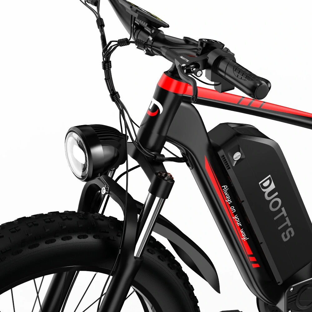 [EU DIRECT] DUOTTS S26 Electric Bike 2024 Version 48V 20AH SamsungBattery 1500W(750W*2) Dual Motors 26*4.0inch Fat Tires 120-150KM Max Mileage 200KG Max Load Electric Bicycle