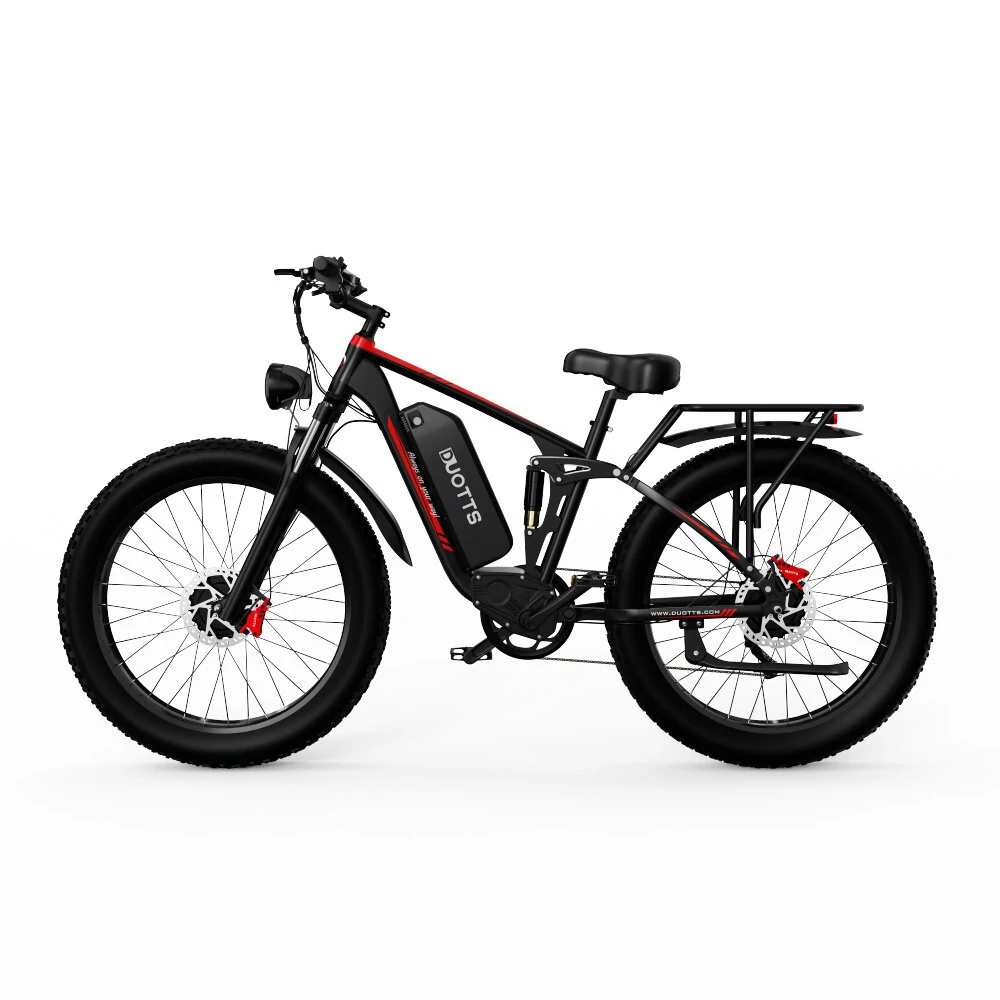 [EU DIRECT] DUOTTS S26 Electric Bike 2024 Version 48V 20AH SamsungBattery 1500W(750W*2) Dual Motors 26*4.0inch Fat Tires 120-150KM Max Mileage 200KG Max Load Electric Bicycle