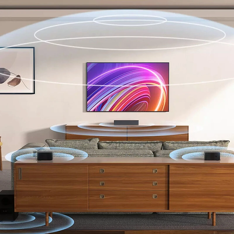 Ultimea Poseidon D60 BT5.3 Soundbar 6 High-Performance Speakers 360° Surround Sound Dolby Atmos 5.1 3EQ Modes Wired Speaker