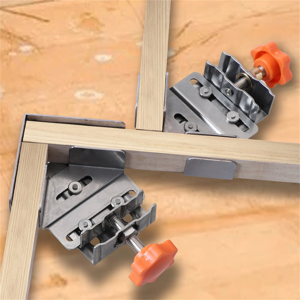 Right Angle Clamp Woodworking Premium Adjustable Clamp for T-L Joints 16mm~35mm Clamping Range Versatile Tool for Precise Joinery