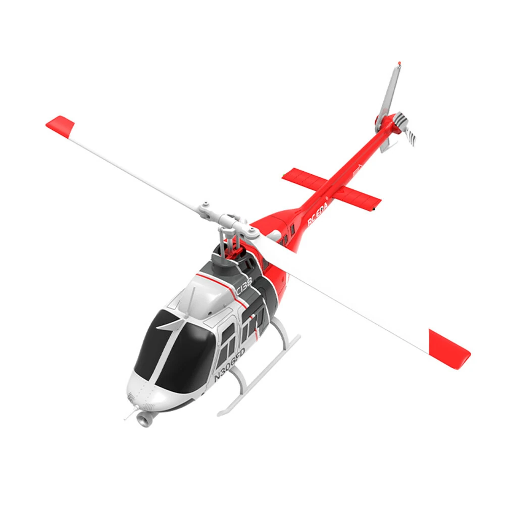 RC ERA C138 Bell 206 2.4G 6CH 6-Axis Gyro 1:33 Scale Altitude Hold Flybarless RC Helicopter RTF