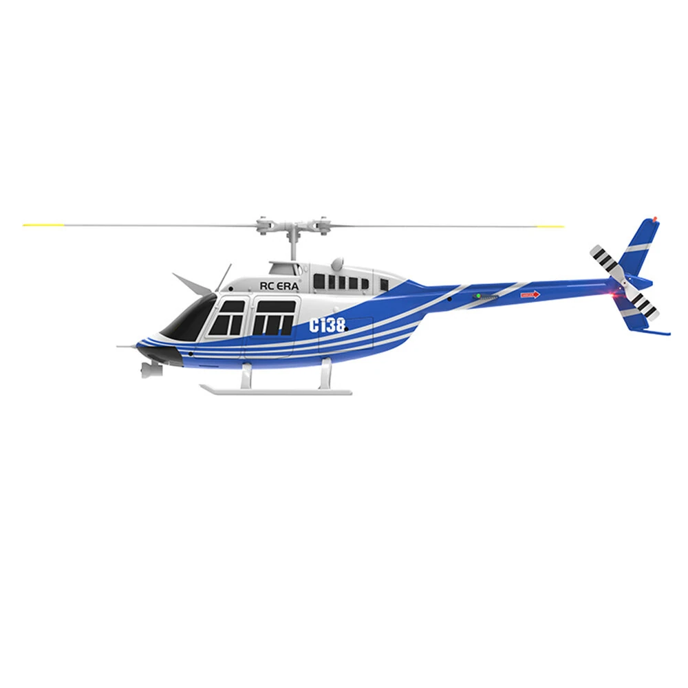 RC ERA C138 Bell 206 2.4G 6CH 6-Axis Gyro 1:33 Scale Altitude Hold Flybarless RC Helicopter RTF