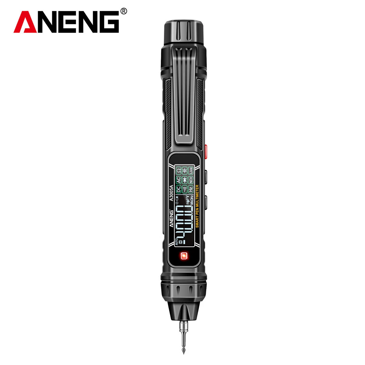 ANENG A3005A A3005APro 4000 Counts Professional Digital Multimeter Pen AC/DC Voltage Hertz Capacitance Resistance Diode Testing Auto Shutdown Essential Tool for Precision Electrical Measurements