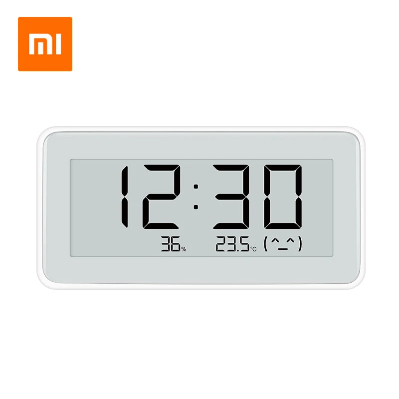 Xiaomi Mijia Digital Clock BT4.0 Wireless Indoor Outdoor Hygrometer Thermometer E-link Screen Temperature Humidity Measuring Tool