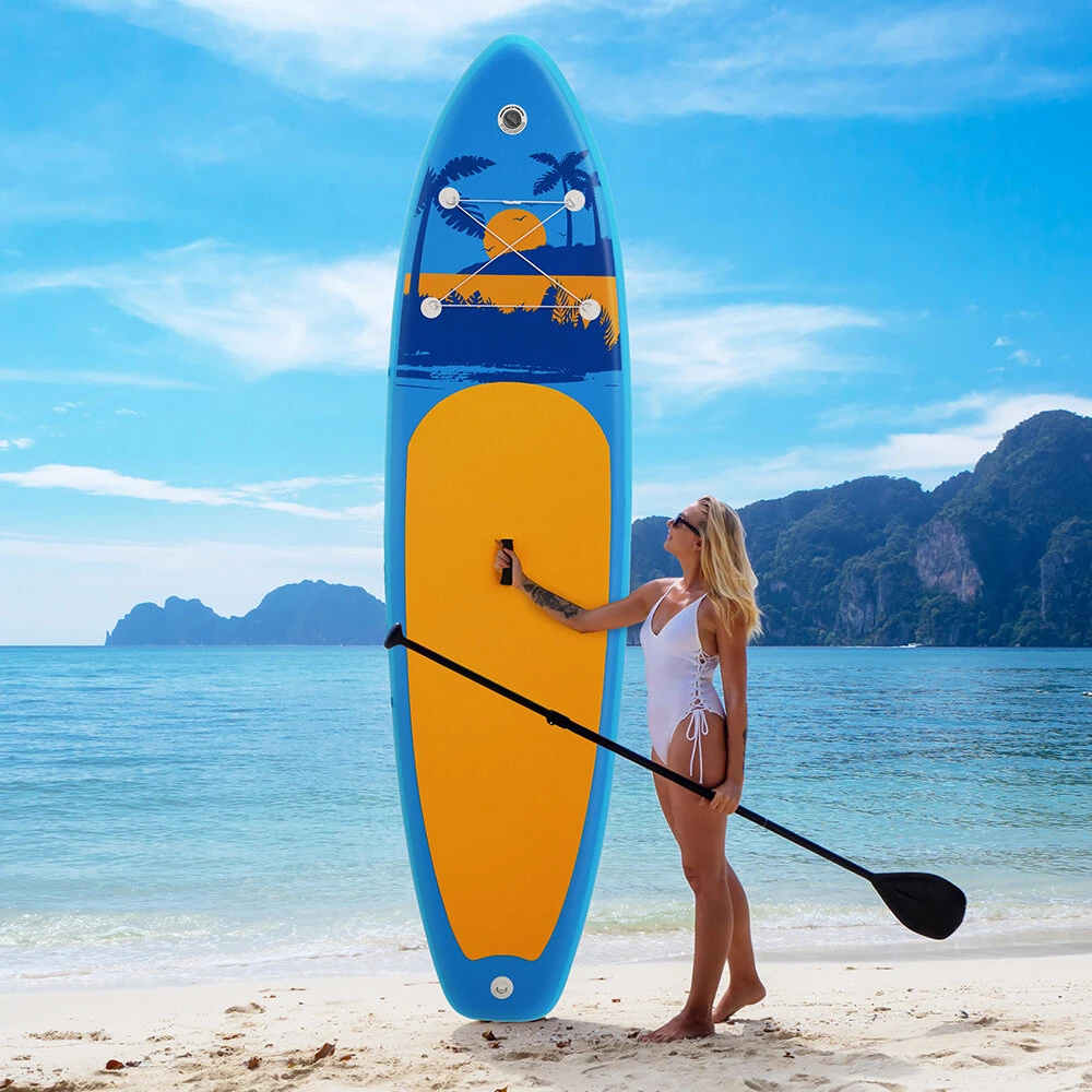 [EU Direct] FunWater 31Series 335cm Large Size Inflatable Stand Up Paddle Board Surfboard Complete Paddleboard Accessories Adjustable Paddle, Pump, ISUP Travel Backpack, Leash, Adult Paddle Board  SUPFW31A/SUPFW31B/SUPFW31C/SUPFW31D/SUPFW31E