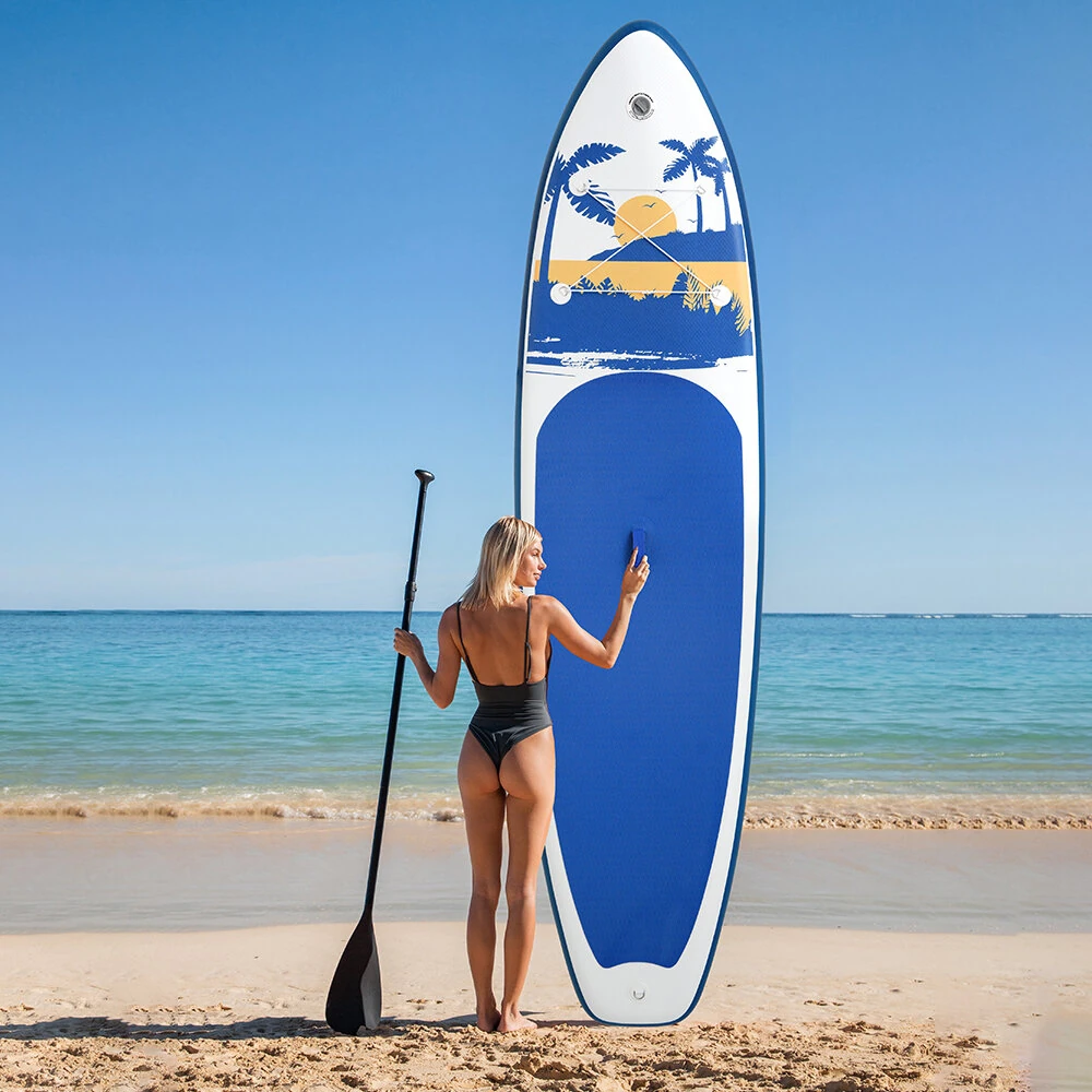 [EU Direct] FunWater 31Series 335cm Large Size Inflatable Stand Up Paddle Board Surfboard Complete Paddleboard Accessories Adjustable Paddle, Pump, ISUP Travel Backpack, Leash, Adult Paddle Board  SUPFW31A/SUPFW31B/SUPFW31C/SUPFW31D/SUPFW31E