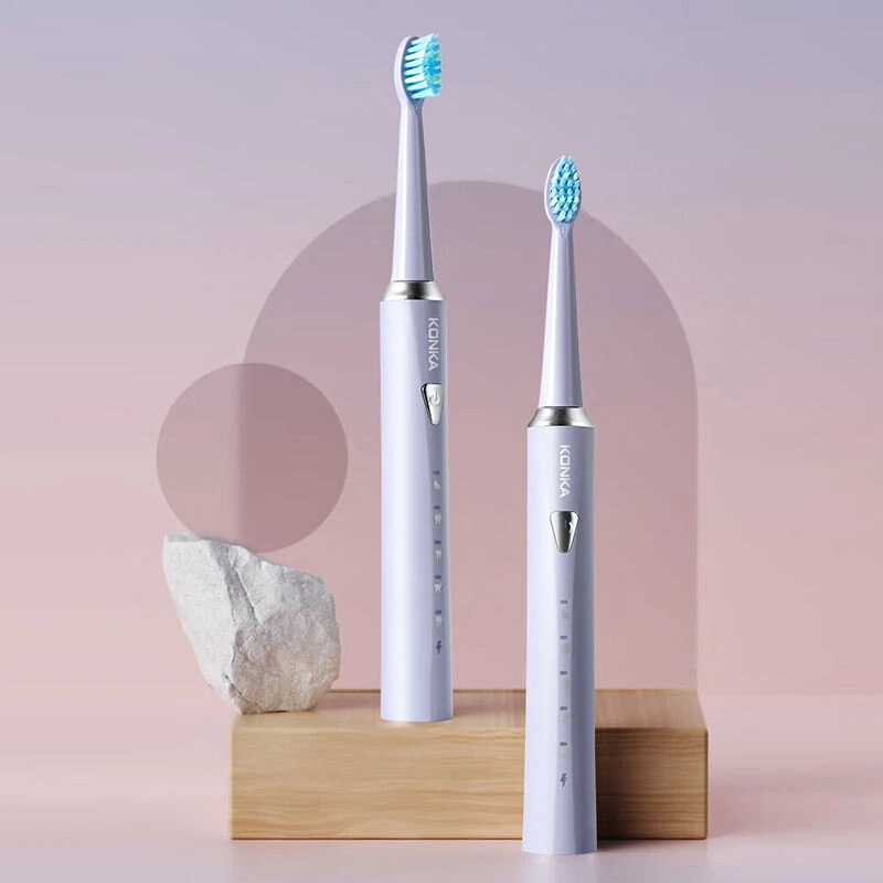 KONKA Sonic Electric Toothbrush IPX7 Waterproof USB Rechargeable with 5 Brushing Modes Oral Cleaning Soft Brush Smart Timer