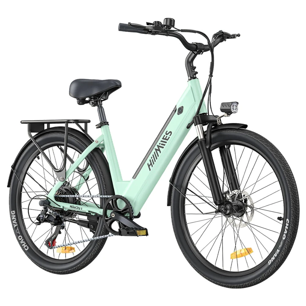 [EU DIRECT] HillMiles MileCity1 Electric Bike 36V 13AH 250W Motor 26inch 100KM Max Mileage 120KG Max Load Electric Bicycle