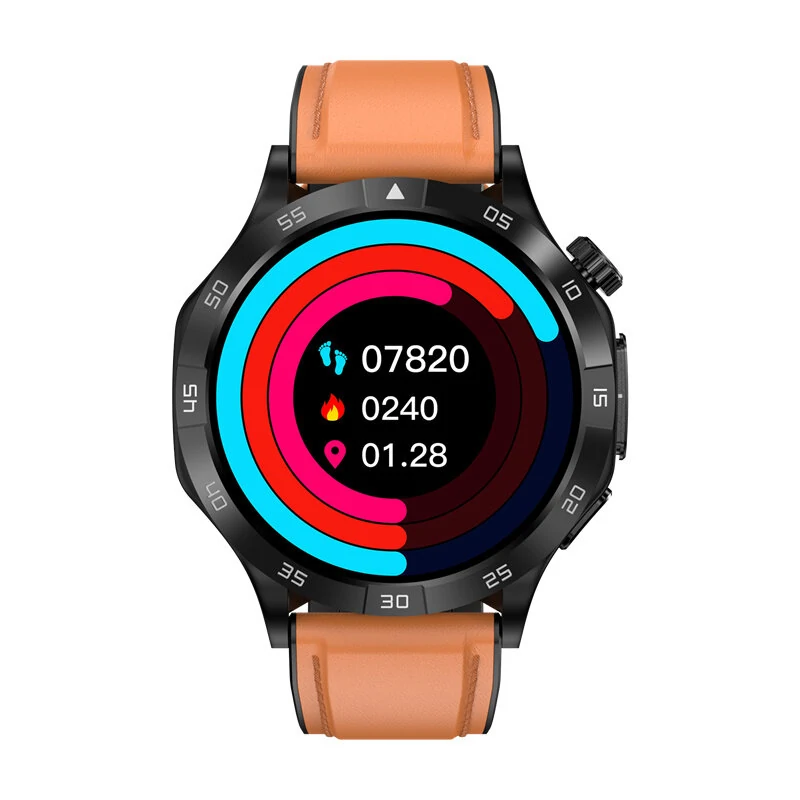 ET381 1.43inch AMOLED Display ECG Heart Rate Blood Glucose Blood Lipid Measurement bluetooth Call Blood Pressure Blood Oxygen Monitor Uric Acid SOS Emergency Call Sleep Monitoring Multi-sport Modes Music Playback IP67 Waterproof Smart Watch