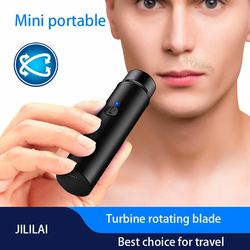 3.7V Mini Electric Shaver for Men Portable Waterproof Hair Clipper Electric Men's Body Hair Trimmer Electric Shaver