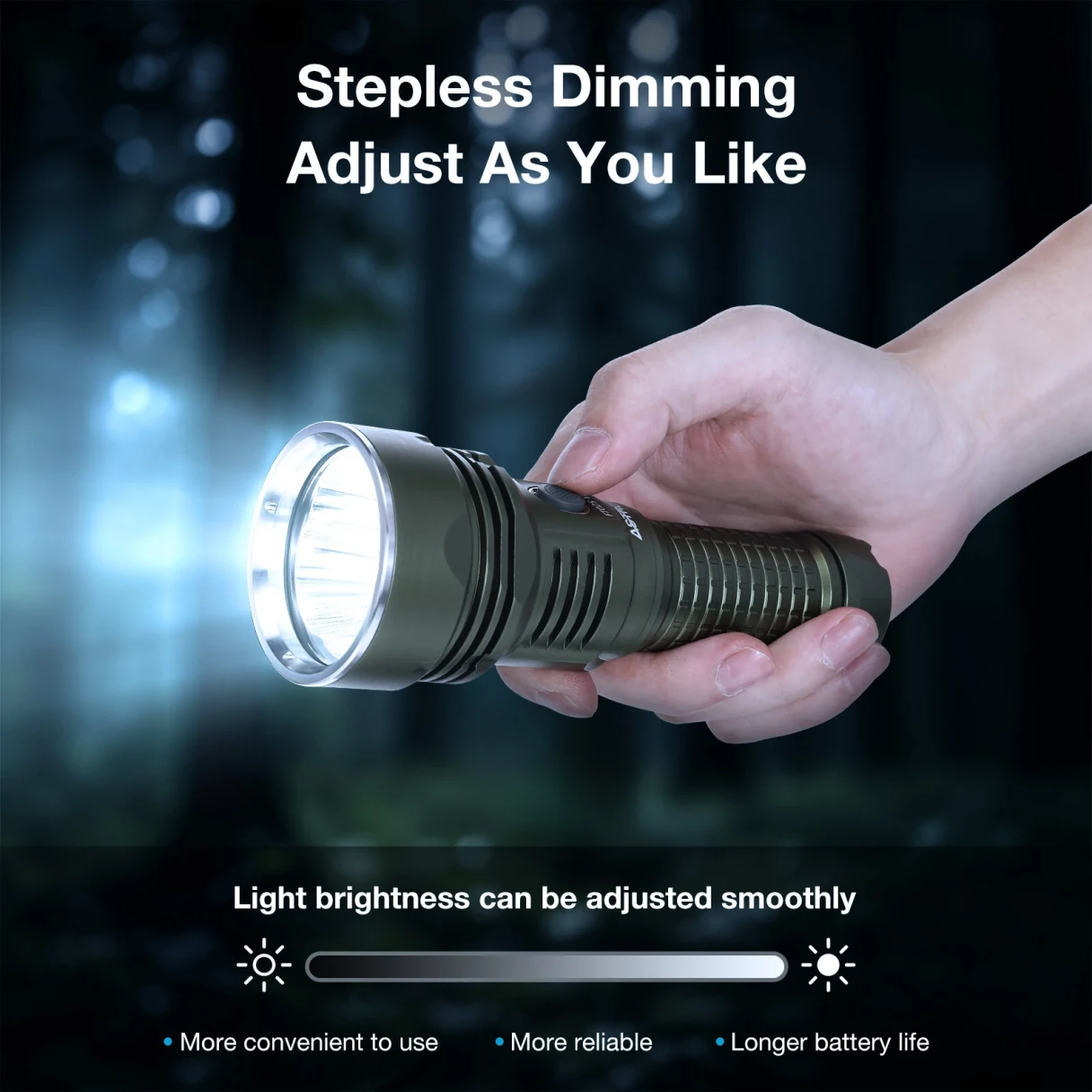 Astrolux® FT02S V2 10225LM Quad HP50 High-Lumen Strong Flashlight With Powerful 26650 Battery Type-C Rechargeable 418m Tactical LED Torch Stepless Dimming Outdoor Camping Hiking Searching Light