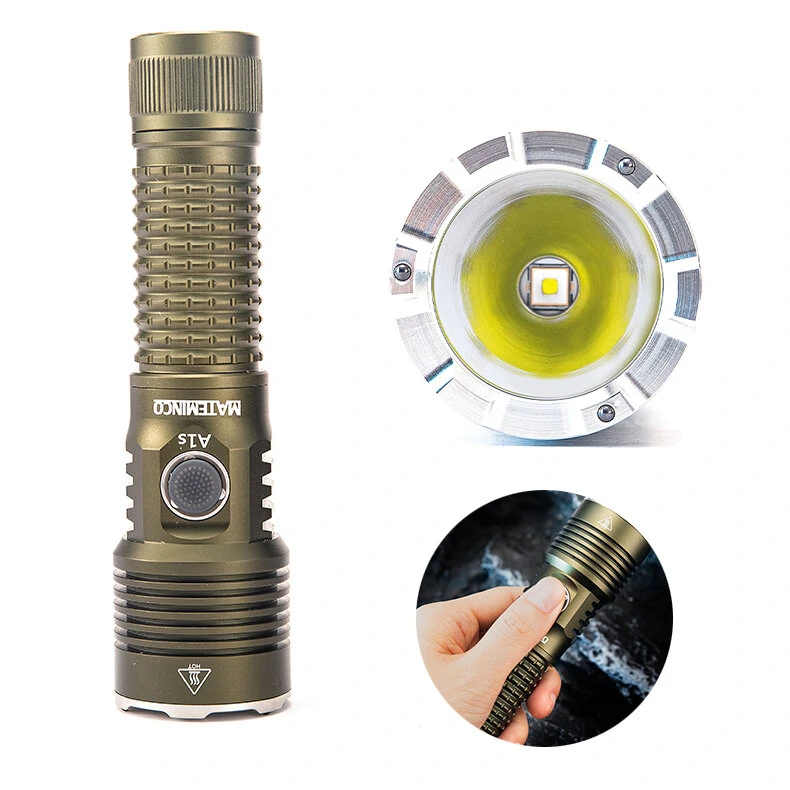 MATEMINCO A1S SFT40 2200lm 711m Thrower 21700 LED Flashlight High Performance Stepless Dimming Powerful LED Torch