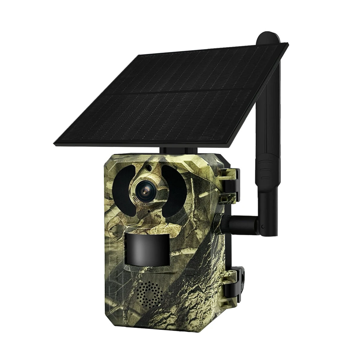 ESCAM QF380 4G 1440P 16MP Hunting Camera Wireless PIR Motion Detection Night Vision Two-way Audio IP66 Solar Powered Wild Animal Monitoring Cameras EU Version