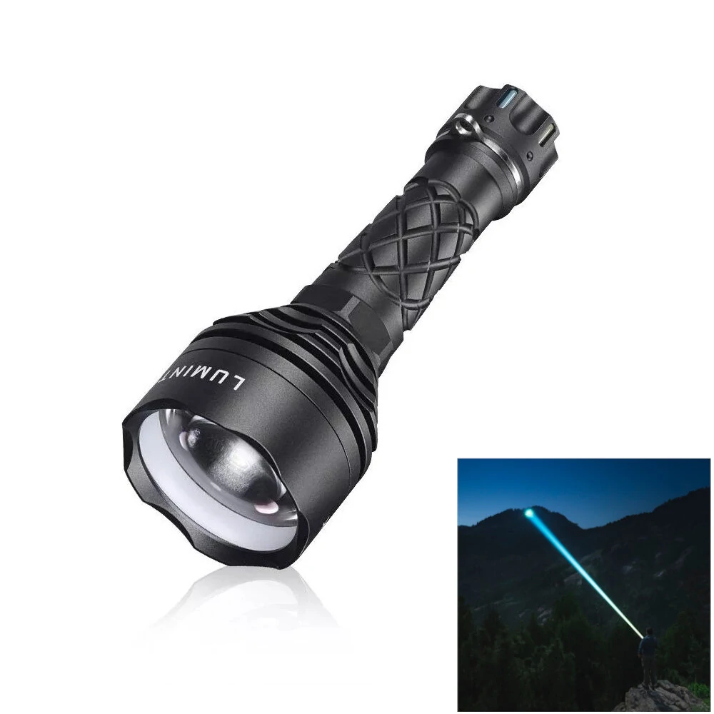 Lumintop Thor3 2500m Long Shoot LEP Flashlight Long Range Strong Spotlight Flashlight Super Bright Waterproof Portable LED Searchlight By 18650 21700 Battery