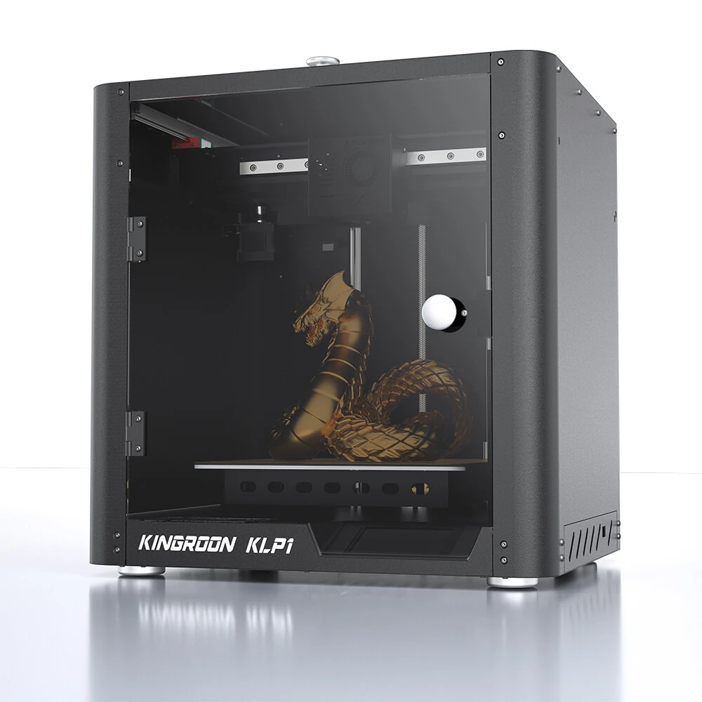 KINGROON KLP1 230 3D Printer 230*230*210mm Build Size Max 500mm/s Printing Speedy Corexy 3D Printer with Klipper Firmware