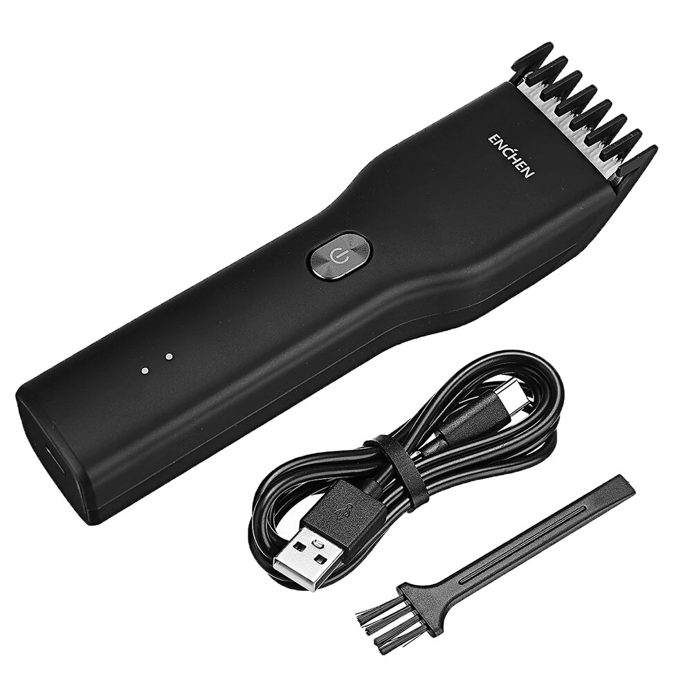 ENCHEN Boost USB Electric Hair Clipper Two Speed Ceramic Cut Hair Fast Charging Hair Trimmer Children Hair Clipper