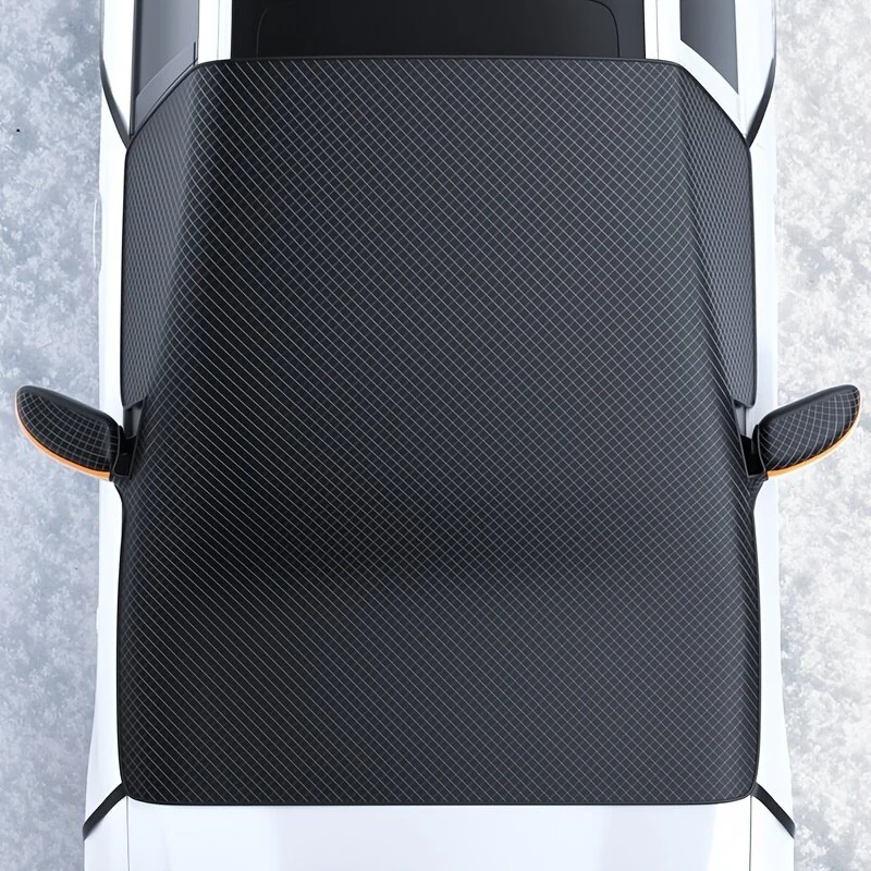 Universal Car Front Windshield Windscreen Half Cover All Season Sun Protection Cover Dustproof Snowproof Frostproof