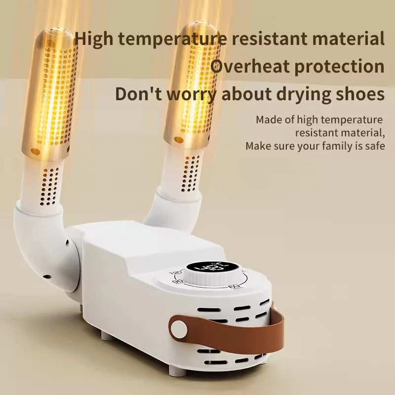 Portable Foldable Rapid Heating Shoe Dryer for Winter Constant Temperature Timed Dehumidification And Deodorization Multi-Sound Intelligent Hot Air Drying Household Shoe Dryer