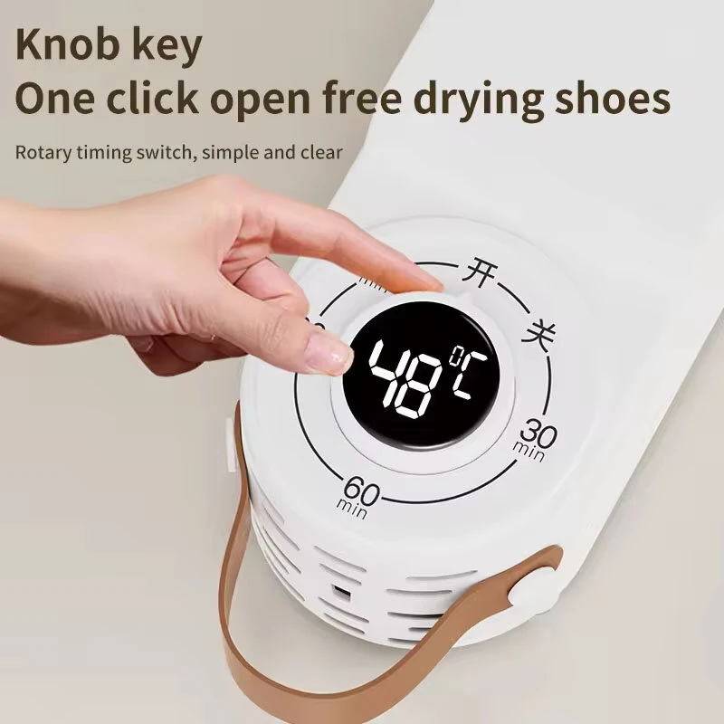 Portable Foldable Rapid Heating Shoe Dryer for Winter Constant Temperature Timed Dehumidification And Deodorization Multi-Sound Intelligent Hot Air Drying Household Shoe Dryer