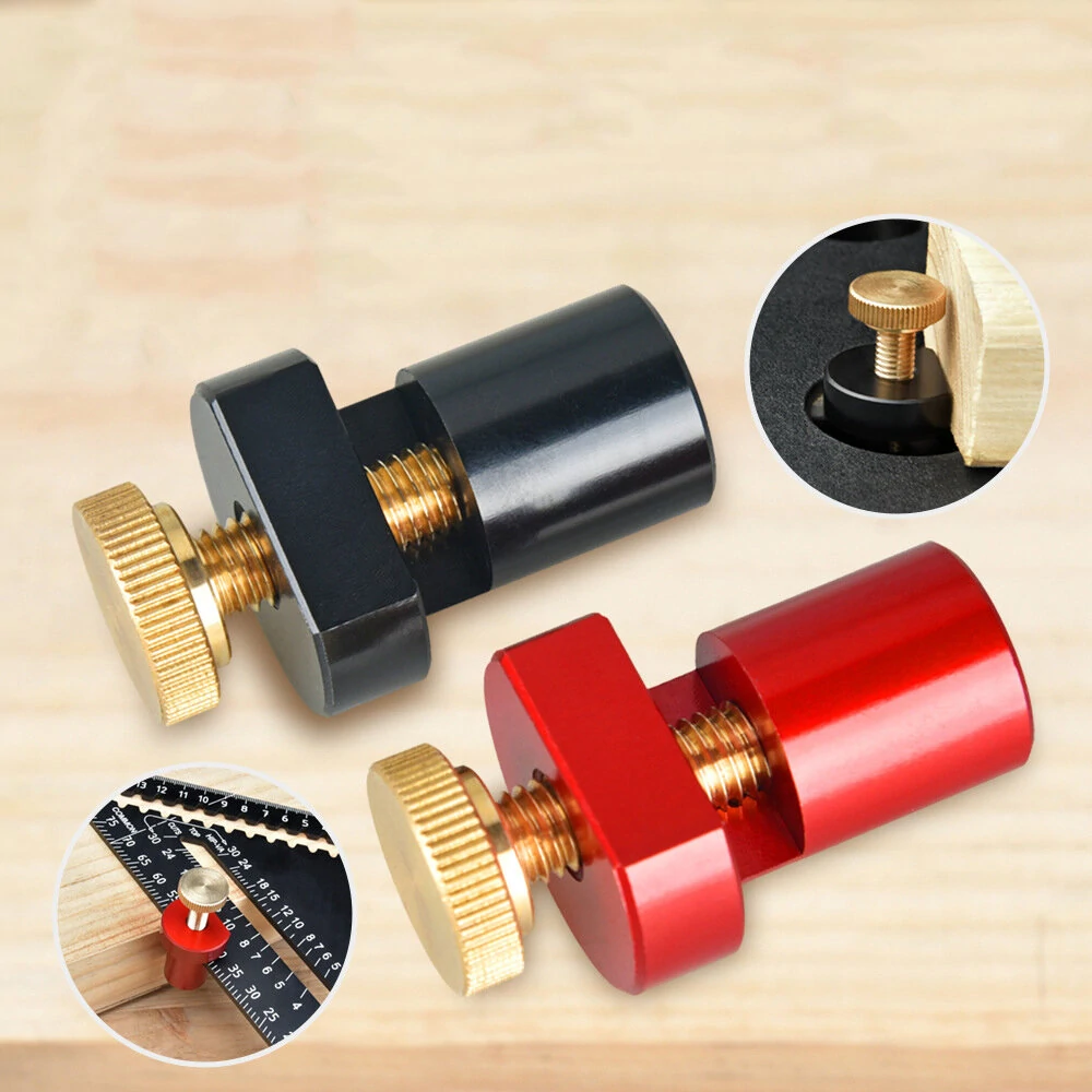 19mm 20mm MFT Table Workbench Bench Dog Clamp Stop Woodworking Workbench Peg Brake Stopper Ruler Stop Fence