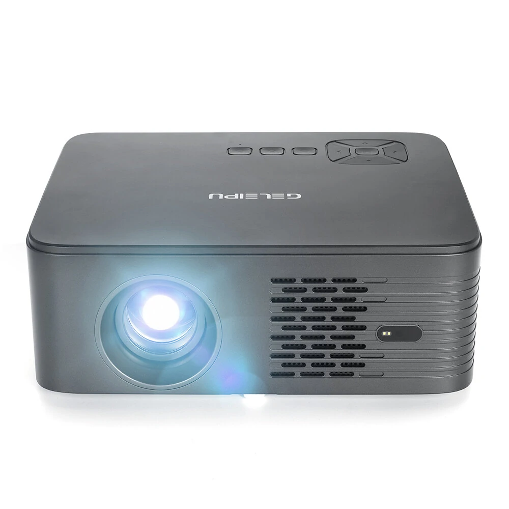 [XIAOMI Y0UPIN] [EU] GELEIPU X5 Smart Projector Android 12.0 TV Official Native 1080P Resolution Auto Focus Certified Widevine L1 Netflix YouTube Google Assistant Ceiling Projector Galaxy Portable Projector Outdoor Movie Beamer with Storage Bag TV Box