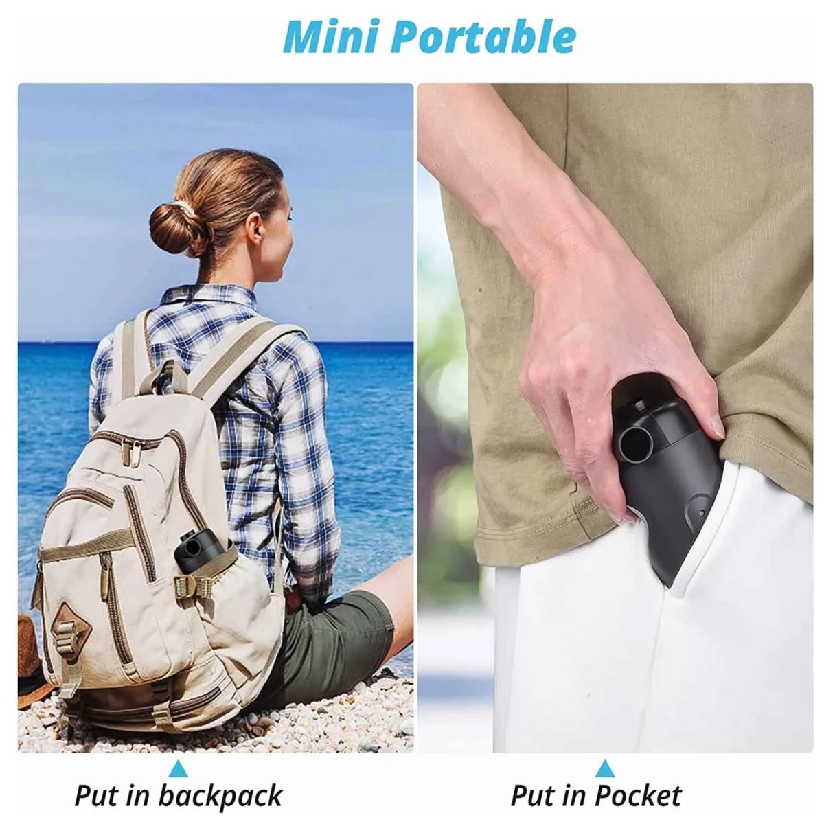 20PSI Portable Multifunctional Outdoor Cordless Inflator Paddle Board Air Pump Vacuum Pump Portable Outdoor Electric Inflation Pump  Air Inflator for Stand Up Paddle Board Plate Boat